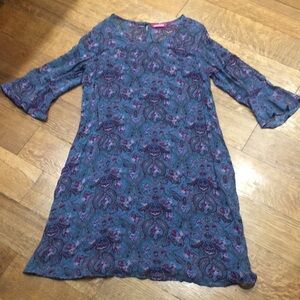 Indiska Sheer Paisley Dress Tunic Cover up size M